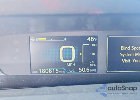 2019 Toyota Prius Le from USA, damaged, VIN JTDKARFU4K3087794